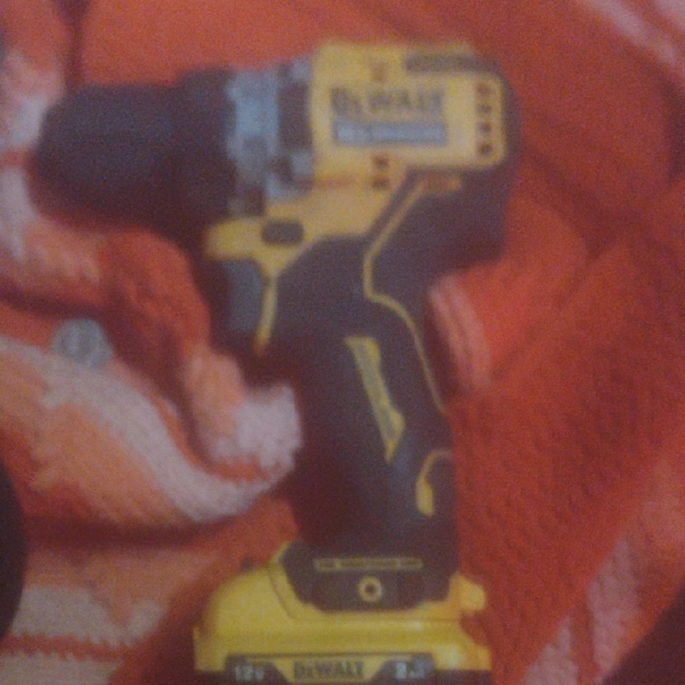 DeWalt Black and Yellow Cordless Power Drill
